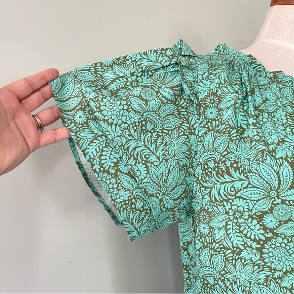 Sundance Jade floral tiered midi dress size medium New - Picture 2 of 8